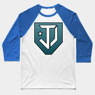 Justice Democrats Shield Baseball T-Shirt